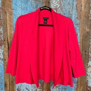 Verve Ami Hot Pink Cardigan Sweater Size XL